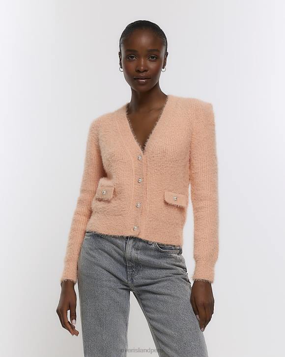 Pink cardigan river island store